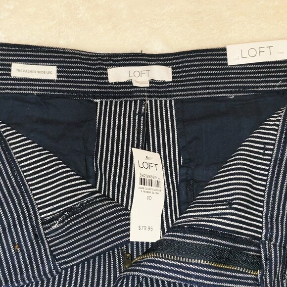 Pinstripe Wide Leg trouser - Picture 2 of 7